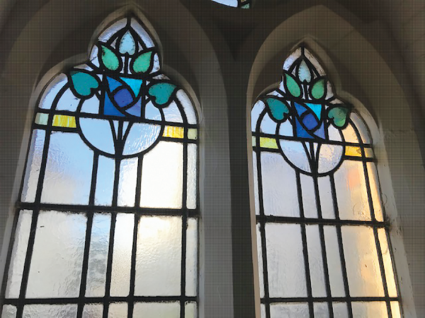 St Simon's Church stained glass windows